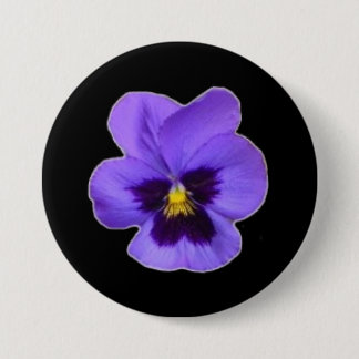 Lila Pansy Button
