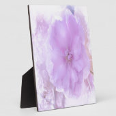 Lila Pansy Fotoplatte (Seite)