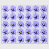 Lila Pansy Geschenkpapier (Flach)