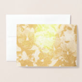 Lila Pansy Get Well Card Folienkarte (Vorderseite mit Umschlag)