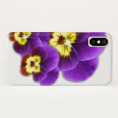 Lila Pansy iPhone Kasten Case-Mate iPhone Hülle (Rückseite (Horizontal))