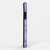 Lila Pansy Kariert Case-Mate iPhone Hülle (Hinten/Rechts)