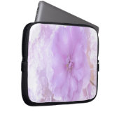 Lila Pansy Laptopschutzhülle (Vorne Rechts)