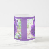 Lila Pansy Mattglastasse (Mittel)