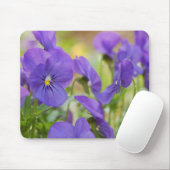 Lila Pansy Mouse Pad Mousepad (Mit Mouse)