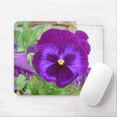 Lila Pansy Mousepad (Mit Mouse)