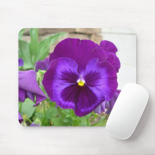 Lila Pansy Mousepad (Mit Mouse)