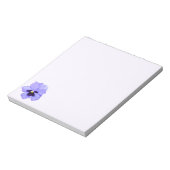 Lila Pansy Notizblock (Rotiert)