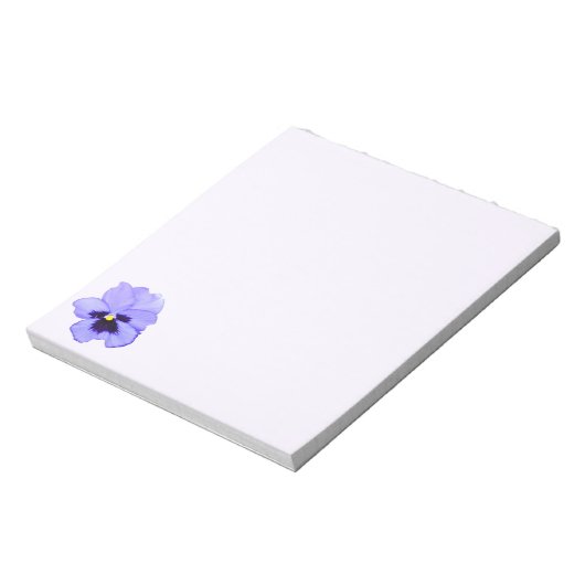 Lila Pansy Notizblock (Rotiert)