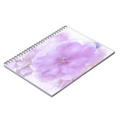 Lila Pansy Notizblock (Linke Seite)