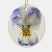 Lila Pansy Ornament (Links)
