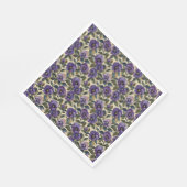 Lila Pansy Paper Napkins Party-Geschirr Serviette (Ecke)