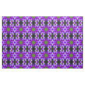Lila Pansy Stoff (Yard (91,4 cm))