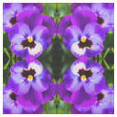 Lila Pansy Stoff (Muster)