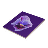 Lila Pansy Tile Fliese (Seite)