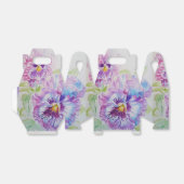 Lila Pansy Wedding Cake Gevor Box Geschenkschachtel (Ungefaltet)