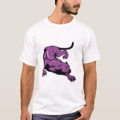 LILA PANTHER CARTOON GROSSE KATZKATZEN GROSSER JAG T-Shirt (Vorderseite)