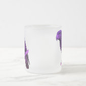 Lila Papagei Mattglastasse (Mittel)