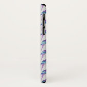 Lila Papageien Case-Mate iPhone Hülle (Hinten/Links)