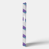 Lila Papageien Case-Mate iPhone Hülle (Rückseite / Rechts)