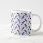 Lila Papageien Jumbo-Tasse (Rechts)
