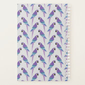 Lila Papageien Planer (Rückseite)