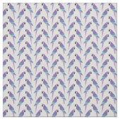 Lila Papageien Stoff (Muster)