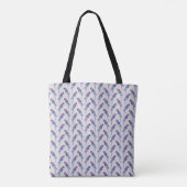 Lila Papageien Tasche (Rückseite)