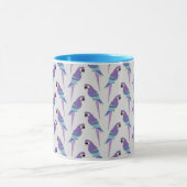 Lila Papageien Tasse (Zentrum)