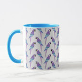 Lila Papageien Tasse (Links)