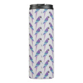 Lila Papageien Thermosbecher (Rückseite)