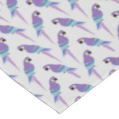 Lila Papageien Tischdecke (Schrägansicht)