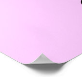 Lila Papageienplakat Poster (Ecke)