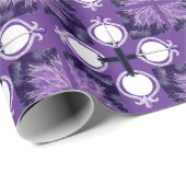Lila Papier für Regenfeen Geschenkpapier (Rolleneckpunkt)