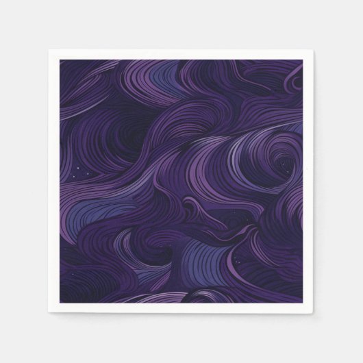 Lila Papier Serviette (Vorderseite)