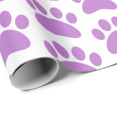 Lila Papier zum Umhüllen von Paaren Geschenkpapier (Rolleneckpunkt)
