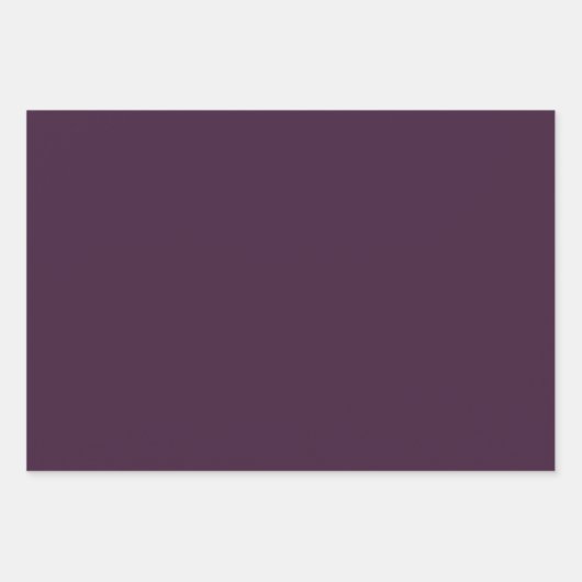 Lila Papierblätter Geschenkpapier Set (Vorderseite)