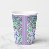 Lila Papiercup der Morning Glorie Pappbecher (Rechts)