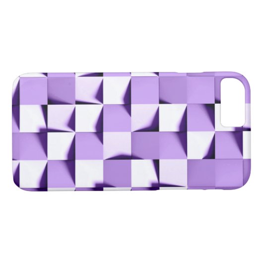 lila Papiergewebe Case-Mate iPhone Hülle (Rückseite (Horizontal))