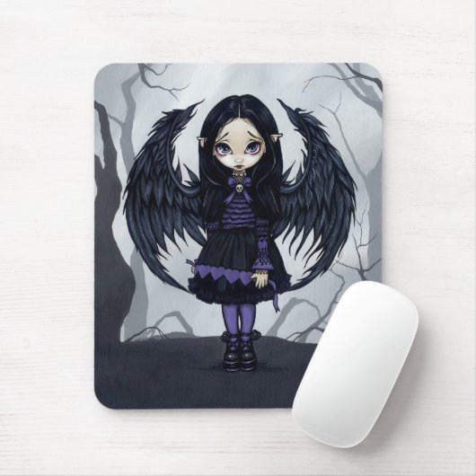 "Lila Papierherzen" Mousepad (Mit Mouse)
