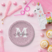 Lila Papierplatte für Glitzer- und Sparkle Pappteller (Party)