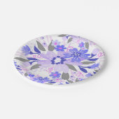 Lila Pappteller (Schrägansicht)