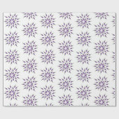 Lila Paprikaschoten mandala Art Geschenkpapier (Flach)