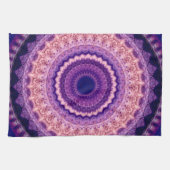 Lila ParadiesMandalaküchen-Teetuch Küchentuch (Horizontal)