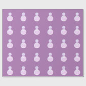 Lila Parfüm-Flasche Geschenkpapier (Flach)