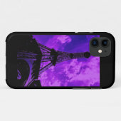 Lila Paris Case-Mate iPhone Hülle (Rückseite (Horizontal))