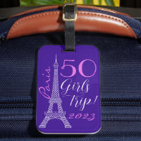 Lila Paris Eiffelturm 50. Geburtstagsgärtnerei
