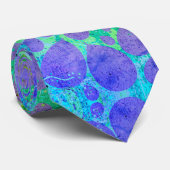 Lila Party Balloons Blue Green Abstrakt Art Krawatte (Gerollt)