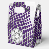 Lila Party des Lacrosse Team Geschenkschachtel (Geöffnet)