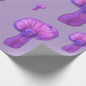 Lila Party Geschenkpapier (Ecke)